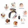 Load image into Gallery viewer, 6 Heads Smart Electric Neck and Back Pulse Massager TENS Wireless Heat Cervical Vertebra Relax Pain Kneading Massage Machine