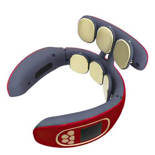 Electric neck massager red color
