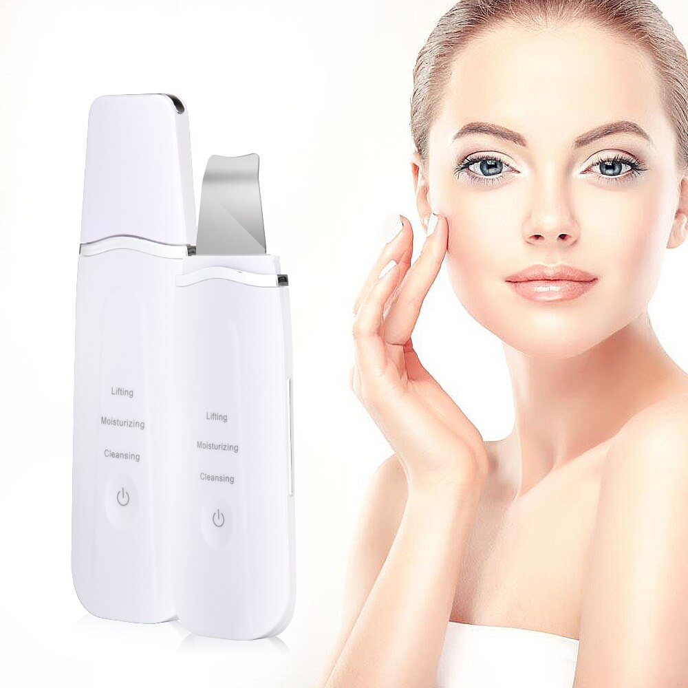 Hyberic New Ultrasonic Ion Skin Scrubbing Cleaning Exfoliating Beauty Device